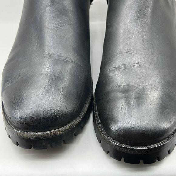 Cole‎ Haan Kensington Boots Women Size 7 B Shoes Black Leather Zip Up Waterproof - Picture 8 of 8